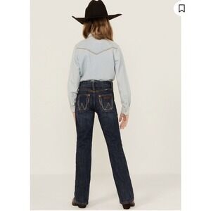WRANGLER RETRO BOOTCUT JEANS GIRLS 16 DENVER MEDIUM WASH‎ REGULAR FIT MID RISE
